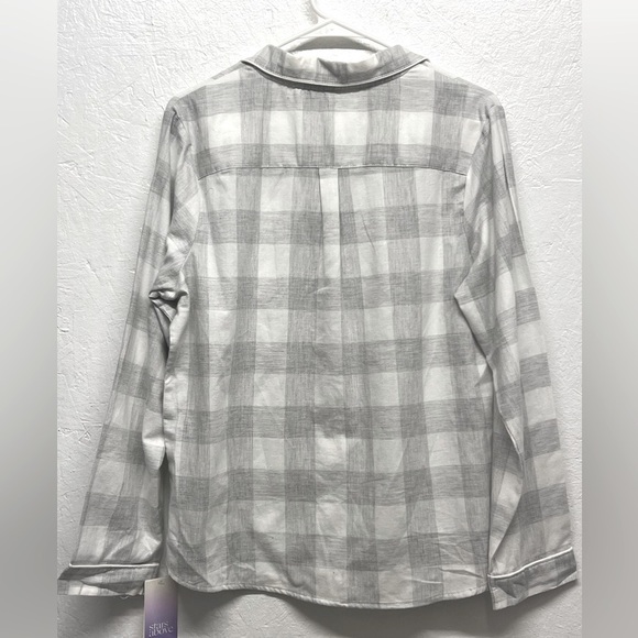 Women's - Stars Above - Perfectly Cozy Flannel Pajama Top - Picture 4 of 6